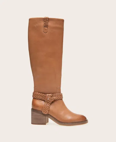Gentle Souls - Sarette Leather Tall Harness Boot In Multi