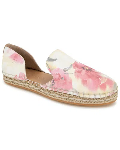 Gentle Souls Seville Suede Espadrille In Pink