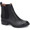 Gentle Souls Signature Double Gore Chelsea Boot In Black