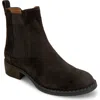 Gentle Souls Signature Double Gore Chelsea Boot In Chocolate
