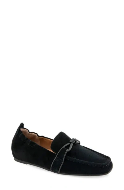 Gentle Souls Sophie Knot Loafer In Black