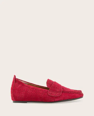 Gentle Souls - Sophie Suede Embossed Loafer