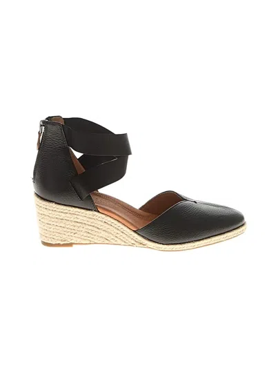 Pre-owned Gentle Souls Wedges In Black