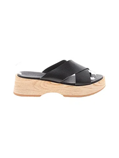 Pre-owned Gentle Souls Wedges In Black
