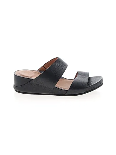 Pre-owned Gentle Souls Wedges In Black