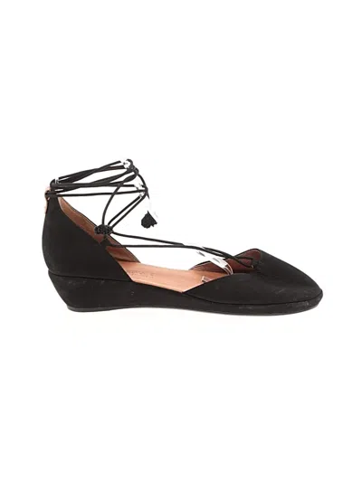 Pre-owned Gentle Souls Wedges In Black