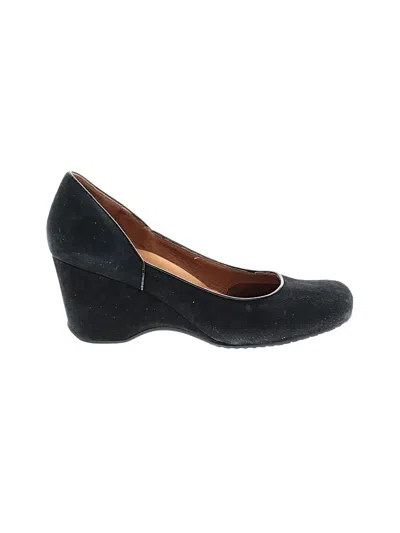Pre-owned Gentle Souls Wedges In Black
