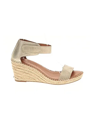 Pre-owned Gentle Souls Wedges In Gold