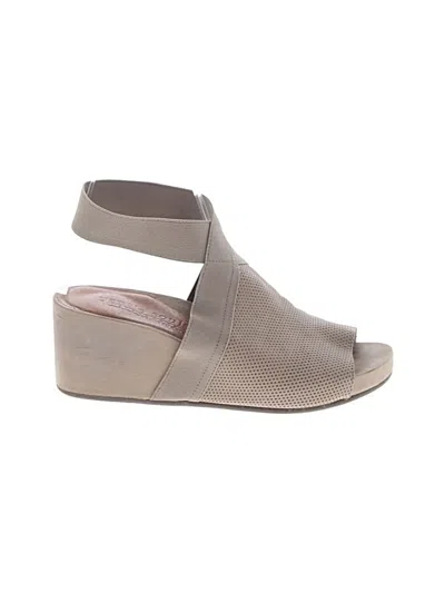 Pre-owned Gentle Souls Wedges In Gray