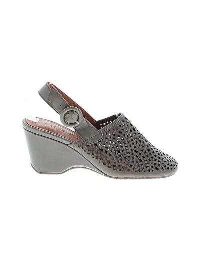 Pre-owned Gentle Souls Wedges In Gray