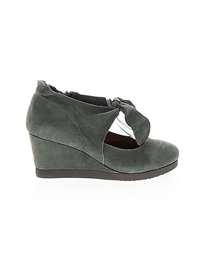 Pre-owned Gentle Souls Wedges In Green