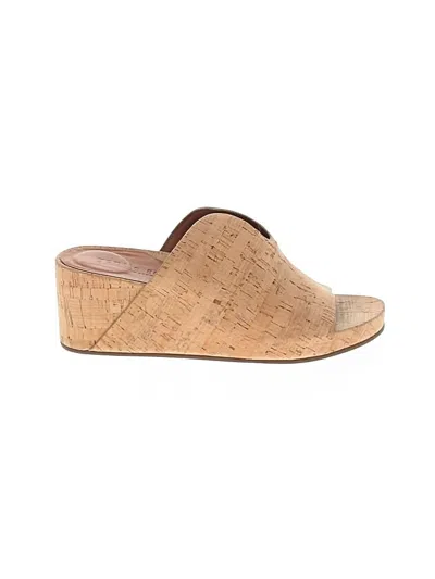 Pre-owned Gentle Souls Wedges In Tan