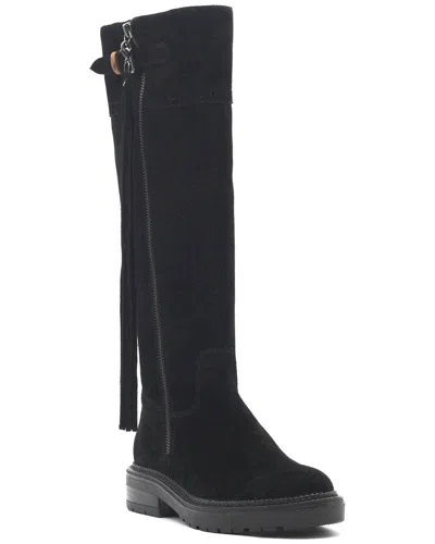 Gentle Souls Wheron Suede Boot In Black