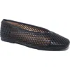 Gentle Souls Willow Perf Ballet Flat In Black