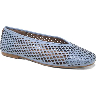 Gentle Souls Willow Perf Ballet Flat In Blue