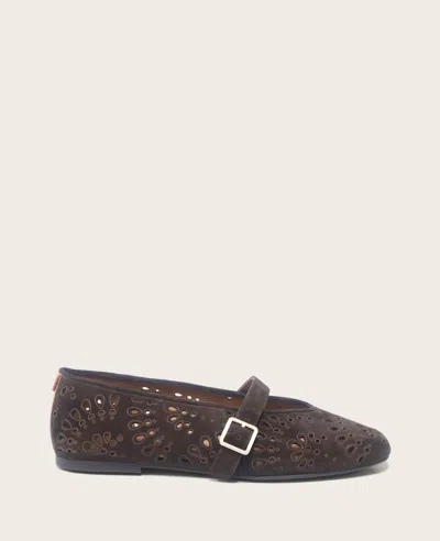 Gentle Souls Wini Laser-cut Mary Jane Flat In Multi