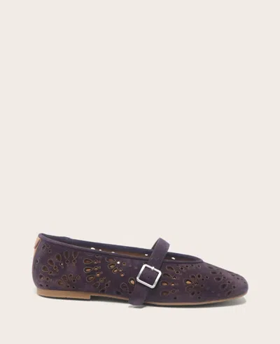 Gentle Souls Wini Laser-cut Mary Jane Flat In Multi