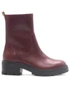 Gentle Souls Women's Bailah Pointy Toe Booties In Burgundy