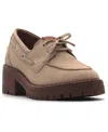 Gentle Souls Women's Brigly Lug Round Toe Boat Shoes In Neutral
