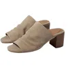 Gentle Souls Women's Chas Heel In Mushroom Suede In Multi