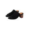 Gentle Souls Women's Chas Slip-on Heeled Sandals In Black