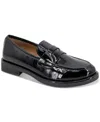 Gentle Souls Women's Cybil Loafer Flats In Black Patent Leather