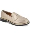 Gentle Souls Women's Cybil Loafer Flats In Gravel Leather