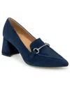 Gentle Souls Women's Dionne Pointy Toe Loafers In Blue