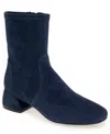Gentle Souls Women's Emily Block Heel Booties In Blue
