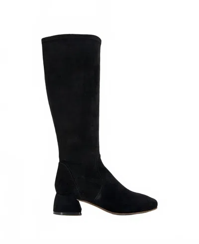 Gentle Souls Women's Emily Stretch Boot In Black Suede