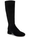 Gentle Souls Women's Emily Stretch Boots In Black Suede