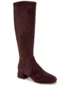 Gentle Souls Women's Emily Stretch Boots In Burgundy