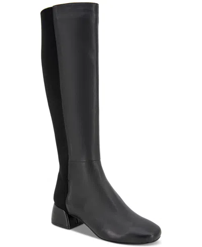 Gentle Souls Women's Emily Tall 50/50 Boots In Black Leather