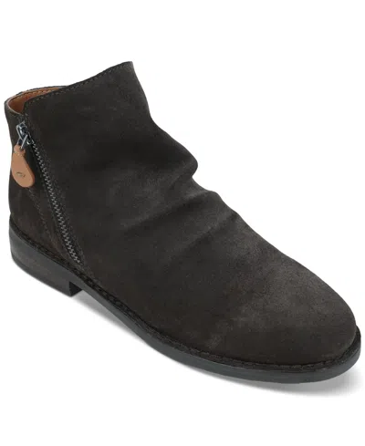 Gentle Souls Women's Emma 2 Zip Booties In Chocolate