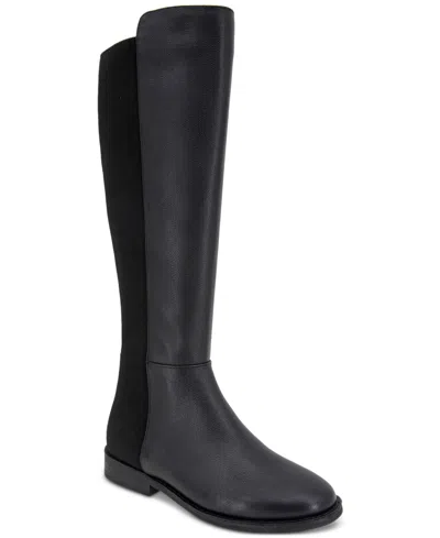 Gentle Souls Women's Emma Tall 50/50 Boots In Black Leather