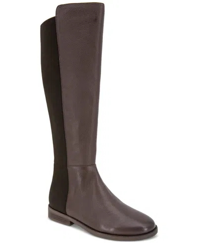 Gentle Souls Women's Emma Tall 50/50 Boots In Chocolate Leather