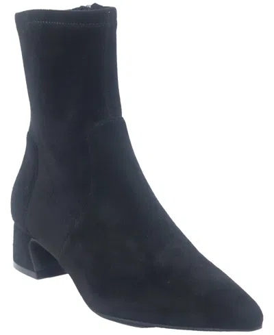 Gentle Souls Women's Gallway Pointy Toe Suede Booties In Black