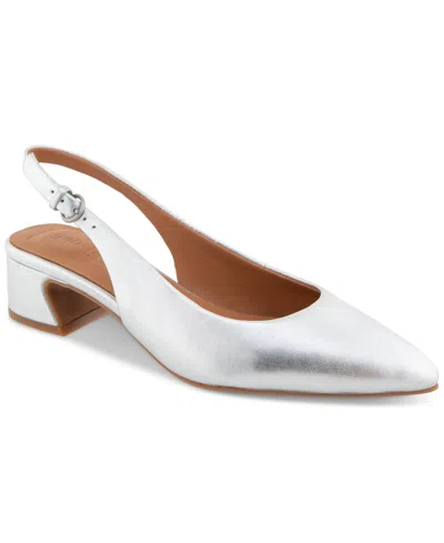 Gentle Souls Women's Georgia Slingback Pumps In White