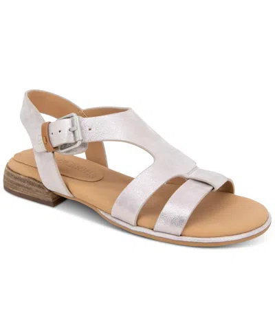Gentle Souls Women's Haisley Flat Sandals In Lavender Leather
