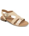 Gentle Souls Women's Haisley Flat Sandals In Mid Brown Suede