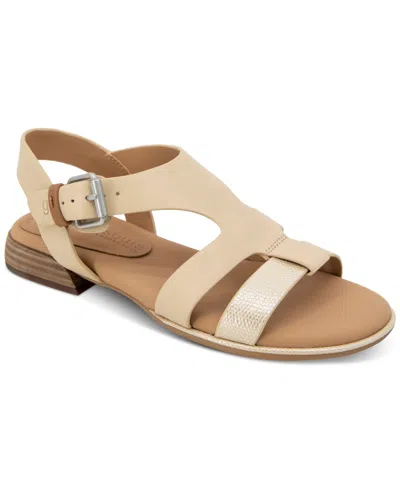 Gentle Souls Women's Haisley Flat Sandals In Mid Brown Suede