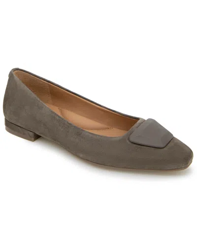 Gentle Souls By Kenneth Cole Hanette Suede Flat In Multi