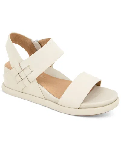 Gentle Souls Women's Jolisa Wedge Sandals In Stone