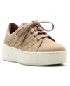 Gentle Souls Women's Kindy Woven Round Toe Sneakers In Brown