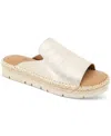 Gentle Souls - Leilani Metallic Platform Slip On In Gold