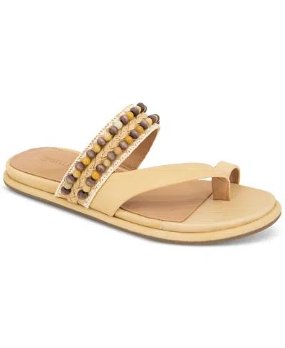 Gentle Souls Women's Lentini Beaded Flat Sandals