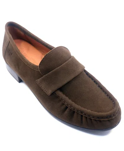 Gentle Souls Crew Woven Leather Loafer In Multi