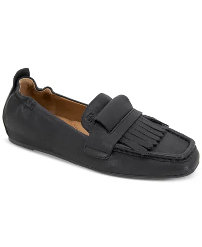 Gentle Souls Women's Scotty Kiltie Loafer Flats In Black
