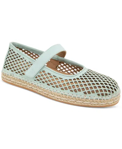 Gentle Souls Women's Sienna Mary Jane Espadrilles In Sage Nubuck