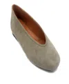 Gentle Souls Women's Willow Woven Flats In Gray
